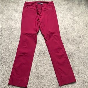 The limited exact stretch bootcut maroon pants